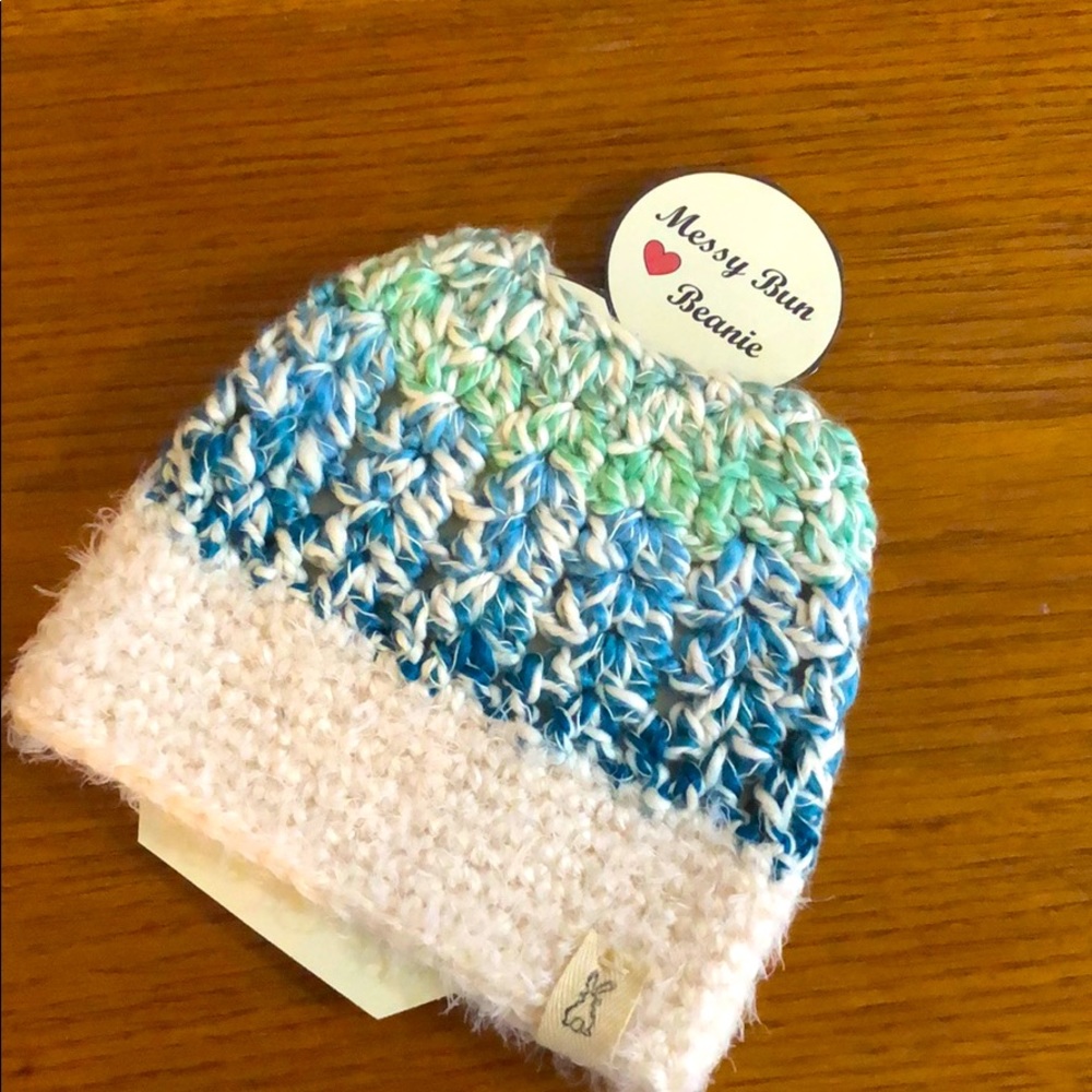 Brand New Messy Bun Handcrafted Hat